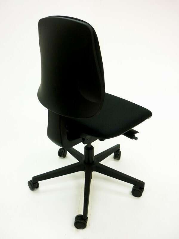 AS NEW Black Nomique Tally 2 operator chairs no arms