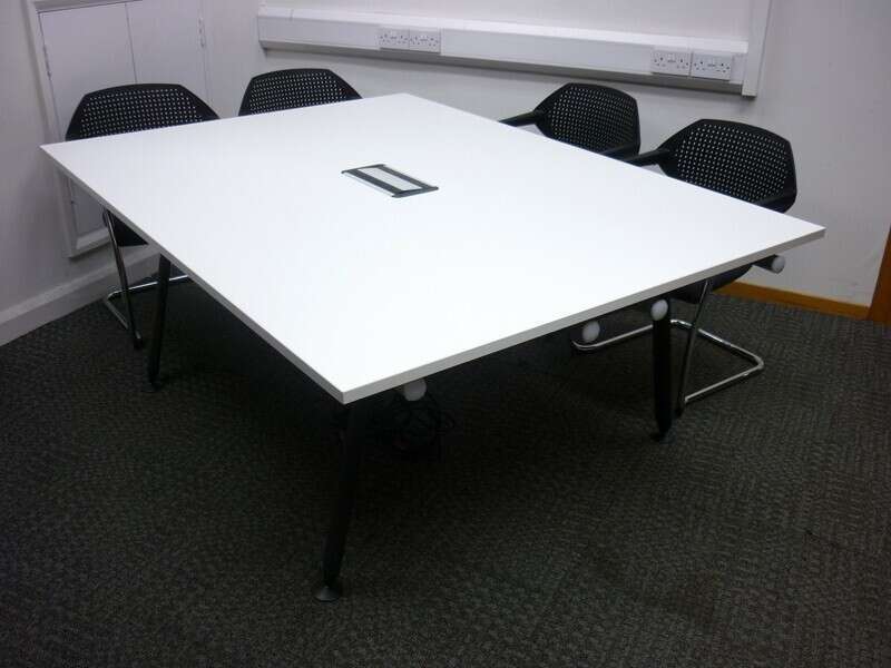 5700x1400mm Herman Miller Abak white table