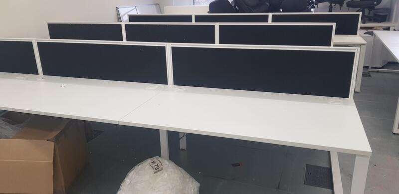 Imperial iBench white 1400x800mm bench desks