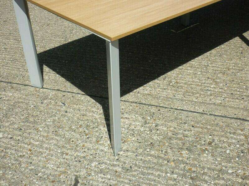 2400x1000mm oak Senator Cameleon table