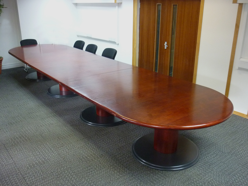 Sven 6000x1500mm Rosewood DEnd boardroom table