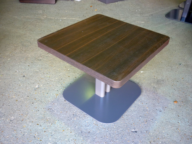 600mm square wenge coffee tables