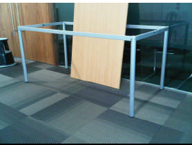 Howe Simpla Oak folding frame conference tables