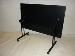 Black rectangular folding conference tables, just reduced 