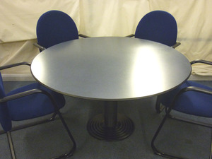 Bulo grey 1280mm diameter circular table WAS £175 NOW