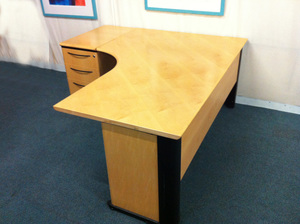 Steelcase maple veneer executive desks