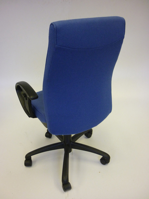 Senator Freeflex plus task chair in light blue fabric,WAS £85