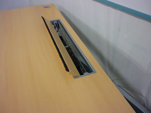 Steelcase 1800x1000/800mm beech double wave desks