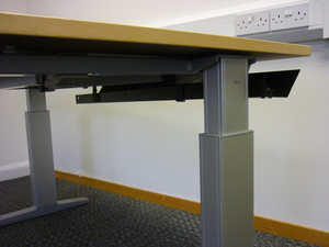 1400mm Bene maple wood height adjustable desks CE