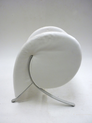 Virgola by Arflex in white leather (CE)