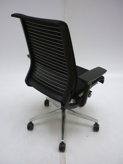 Steelcase Think black fabric task chair (CE)