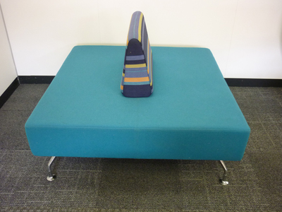 Orangebox Boundary Turquoise/pattern sofa (CE)