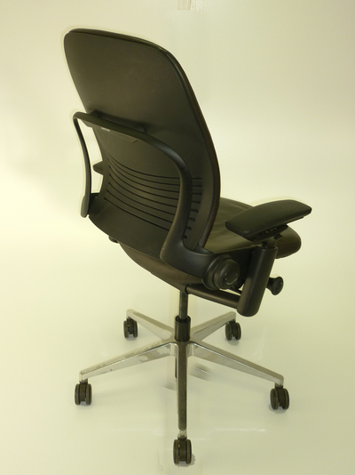 Steelcase Leap V2 brown leather task chair   (CE)