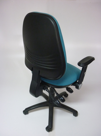 Aqua green high back task chair   (CE)