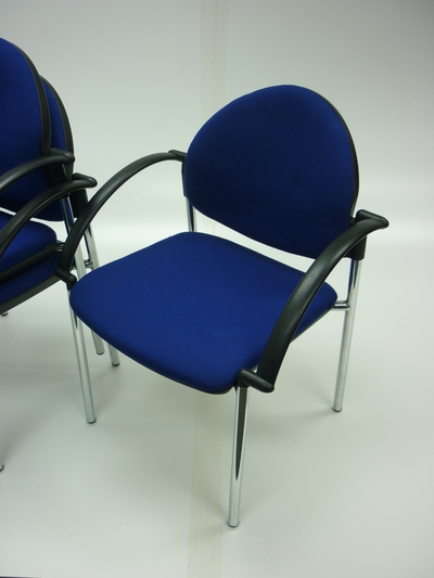 Verco Focus blue stacking conference/meeting chairs