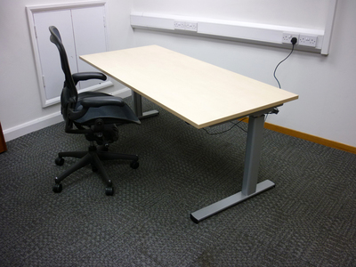 1800x800mm maple electrically height adjustable desks (CE)