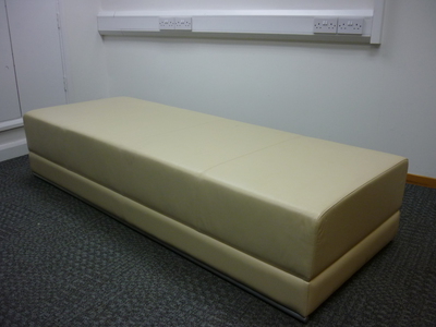 2 seater leather sofa (CE)