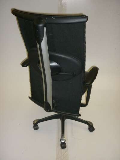 HAG H09 black Antigo leather meeting chairs