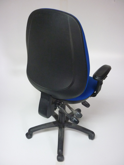 Royal blue high back task chair