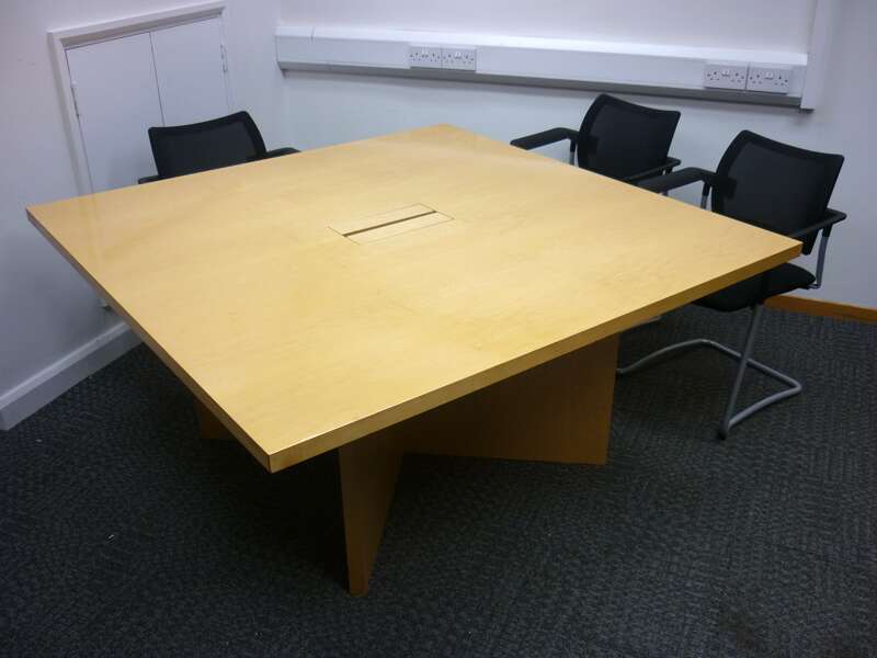 2300 x 1500mm maple veneer table