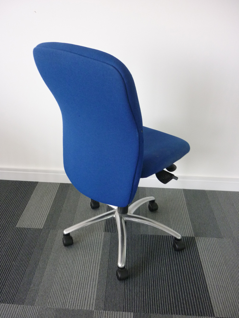 Blue Verco ELX297 task chairs