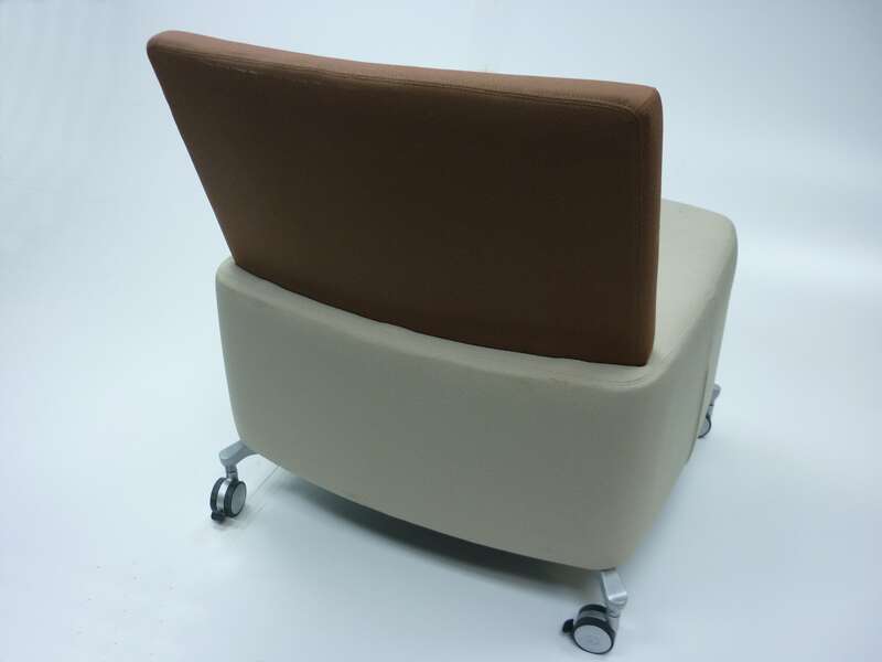 Orangebox Path brown/beige mobile soft seating