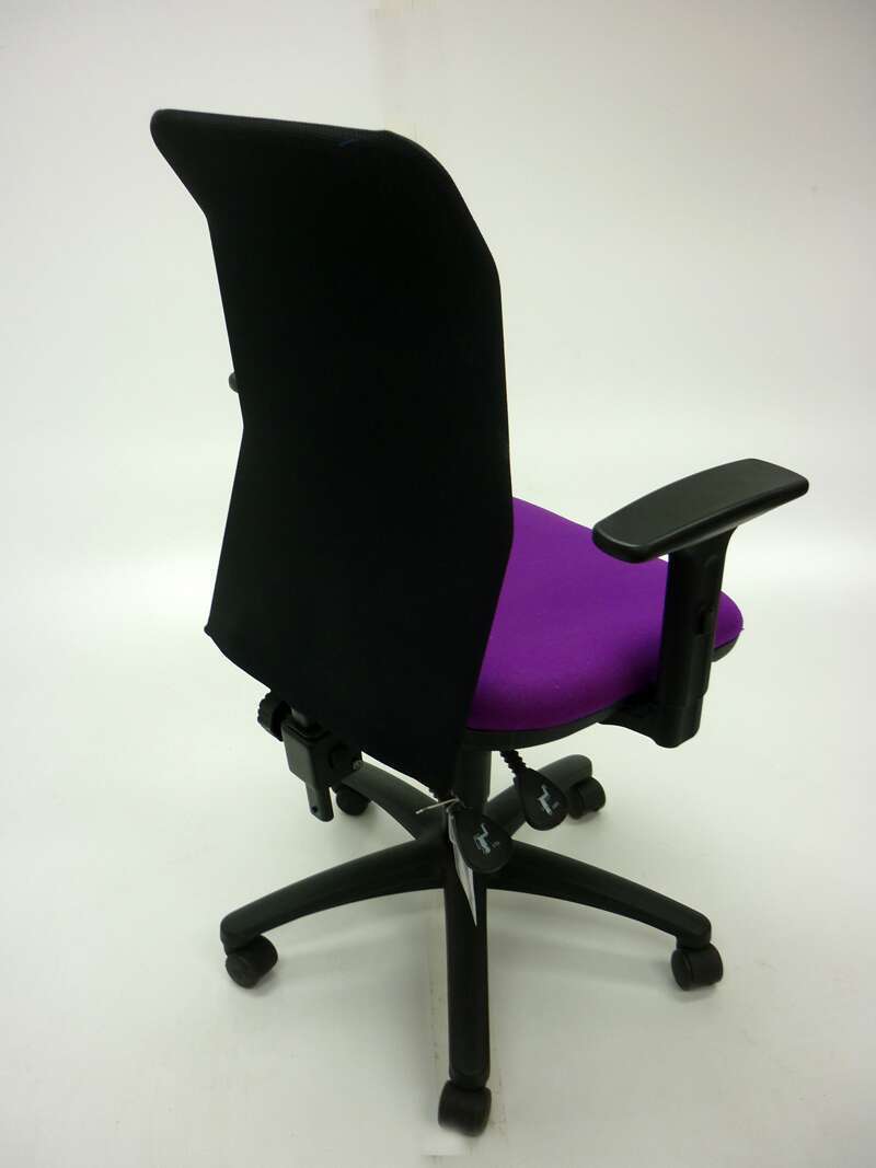Pledge AIR purple/mesh task chair