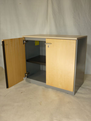 Steelcase double door cupboard