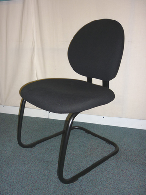 Black Steelcase meeting chairs