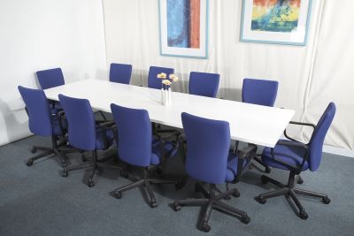 Vitra white boardroom table