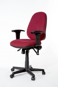 Red 3 lever operator chairs