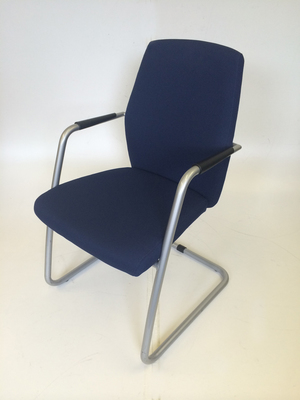 Connection blue fabric meeting chairs