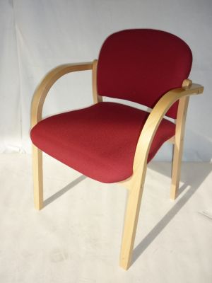 Beech frame meeting chairs
