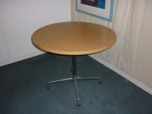 Beech circular table