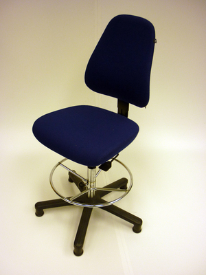 Savo blue draughtsman chair