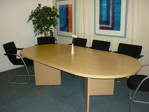 Beech Boardroom table