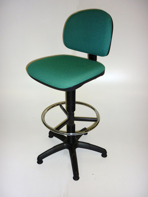 Green draughtsmans chair