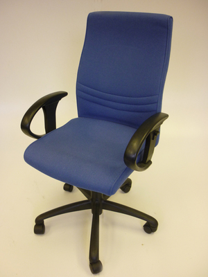 Senator Freeflex plus task chair in light blue fabric
