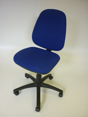 Medium back blue operators chair