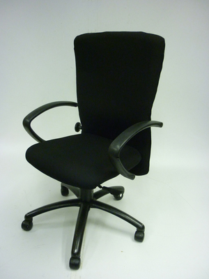 Square back managerial task chair