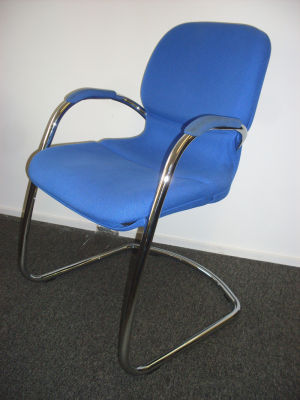 Royal blue Steelcase meeting chairs