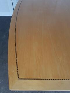 4500 x 1350mm Tula boat shaped Boardroom table