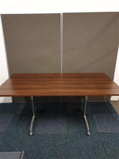 1800 x 900 mm Walnut Flip Top Meeting Room Table