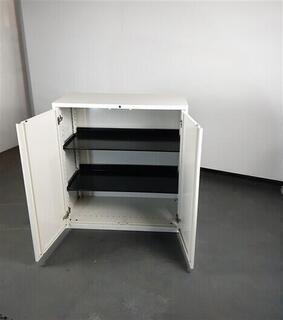 White Metal Cupboard