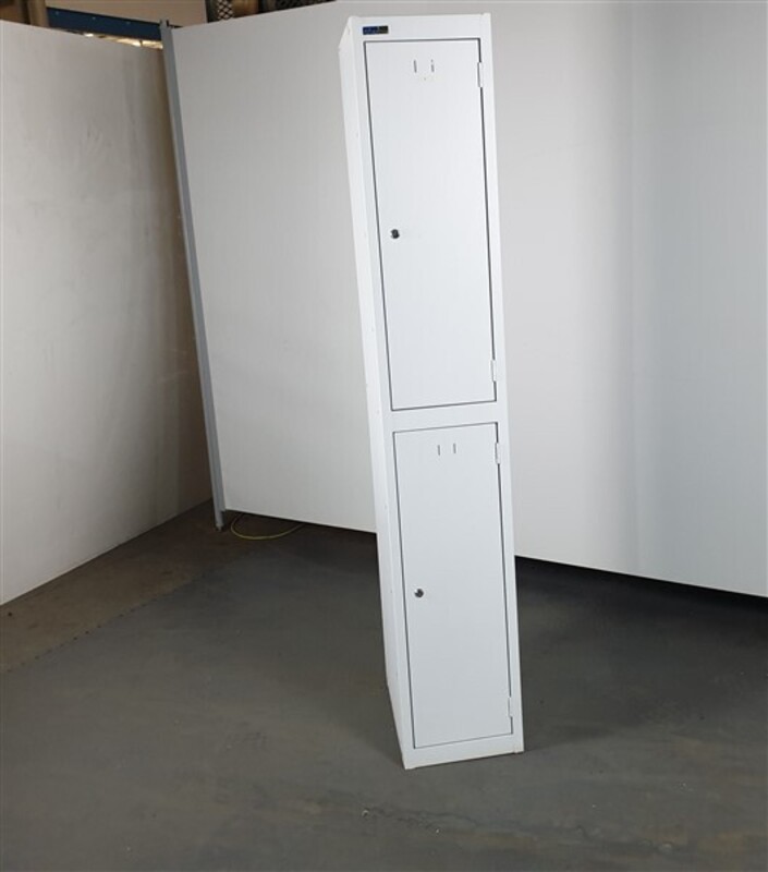 additional images for Silverline Lockers White Metal