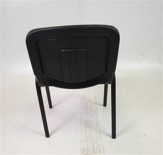 Black Fabric Stackable Meeting Chair