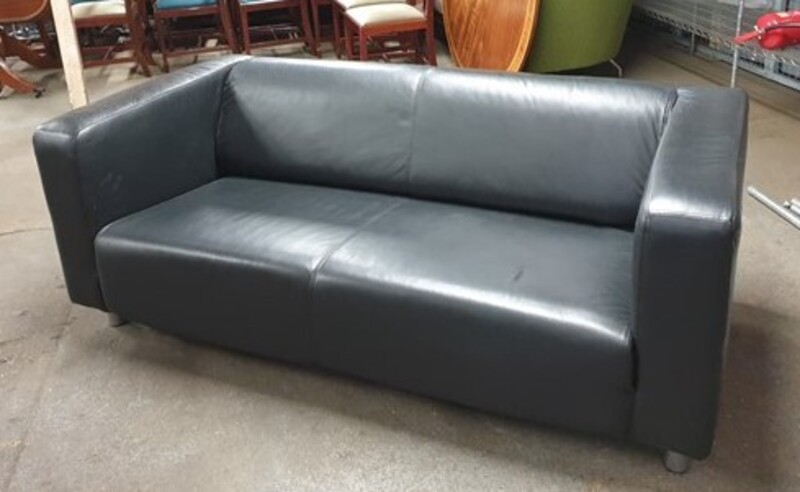 additional images for 2 seater leather sofa