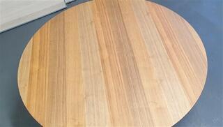 Oak circular coffee table