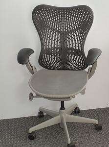 additional images for Herman Miller Mirra 1 graphite with grey mesh seat / light grey trim