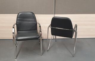 effezeta black meeting chair